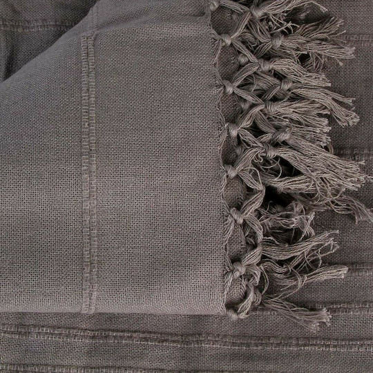 Atmosphera Foulard Покривка За Двуместен Диван 230x250см Сива