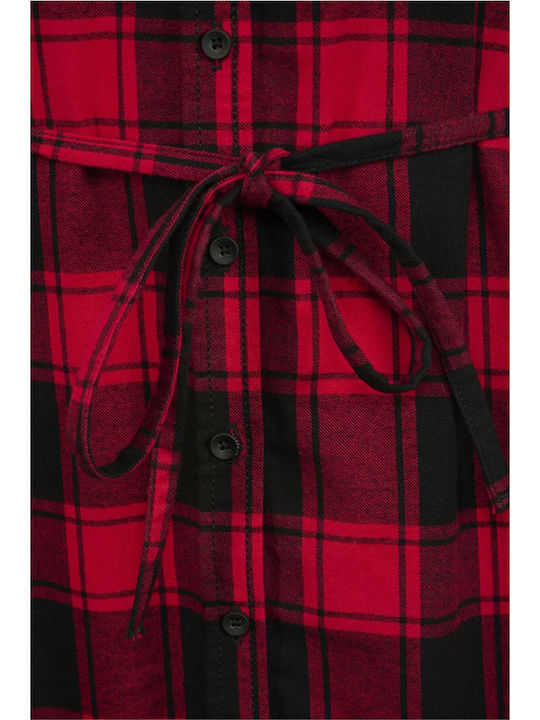 Gracey Ärmellos Damen Hemd Red / Black Geprüft