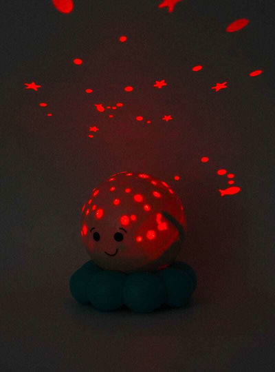 Cloud b Luminiță de Noapte LED Twinkles to Go Octo Roz