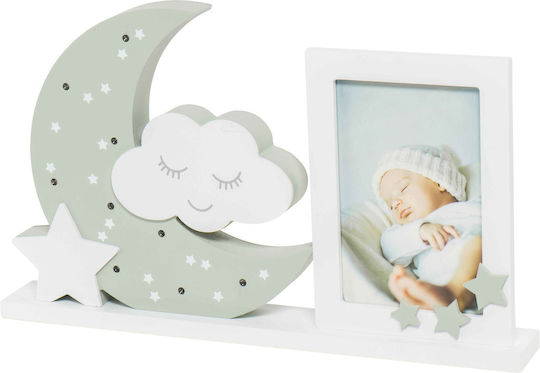 Dooky Moonlight Wooden Green Kids Photo Frame 10x15cm