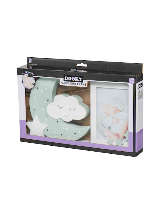 Dooky Moonlight Wooden Green Kids Photo Frame 10x15cm