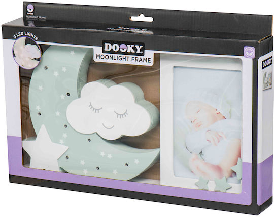 Dooky Moonlight Kinderbilderrahmen Hölzernes Grüne 10x15cm