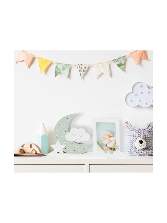 Dooky Moonlight Wooden Green Kids Photo Frame 10x15cm