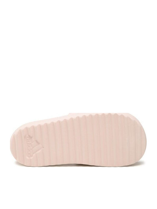 Adilette Slides με Πλατφόρμα σε Ροζ Χρώμα