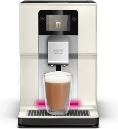 Krups Intuition Preference 1450W Налягане 15бар с мелачка Бяла