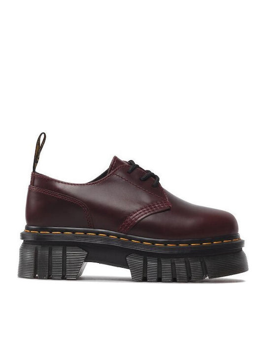 Audrick 3i Women's Leather Derby Shoes Burgundy