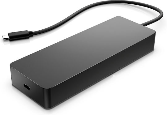 HP USB-C Docking Station με HDMI/DisplayPort Ethernet Μαύρο (50H98AA)