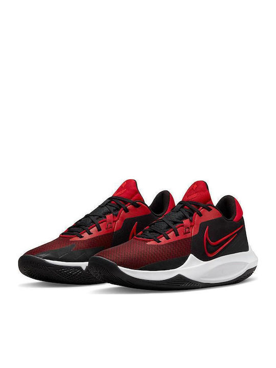 Precision 6 Low Basketball Shoes Black / University Red / Gym Red