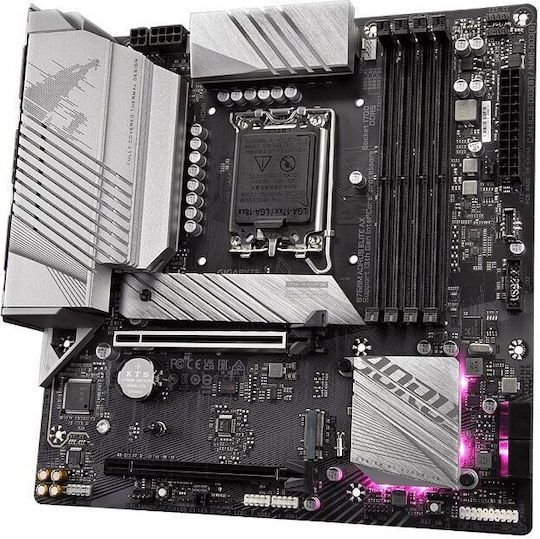 Gigabyte B760M Aorus Elite AX rev. 1.0 Wi-Fi Motherboard Micro ATX with Intel 1700 Socket