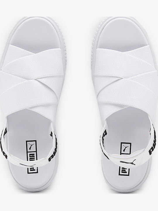 Γυναικεία Σανδάλια Sporty Λευκά