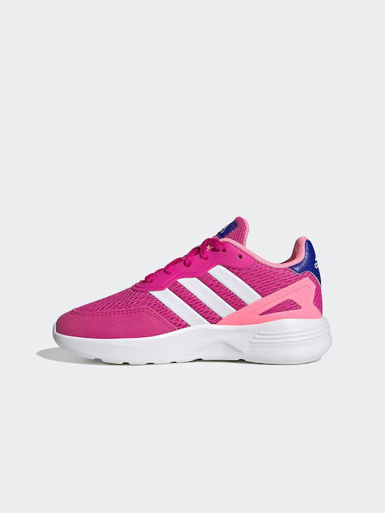 Adidas Kids Sports Shoes Running Nebzed K Fuchsia