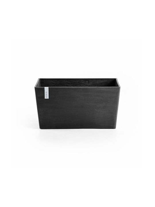 Ecopots Little Paris Planter Box Hanging 60x40cm in Black Color 74.003.60A