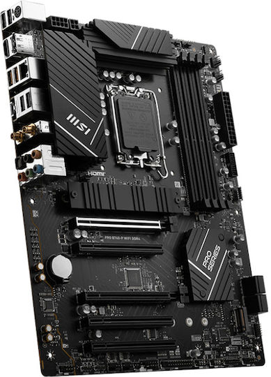 MSI Pro B760-P WIFI DDR4 Дънна платка ATX с Intel 1700 Сокет