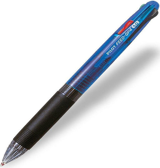 Pilot Feed Gp4 Pen Ballpoint 1mm with Multicolour Ink (Μiscellaneous Colours)