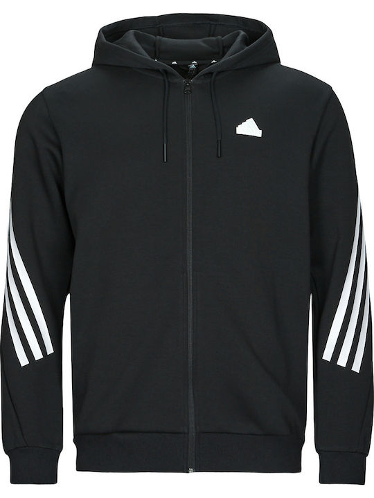 Future Icons 3-Stripes Geacă Cu Glugă Neagră