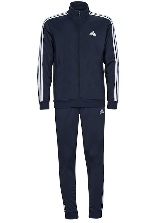 Tracksuit Glossy with Elastic Navy Blue