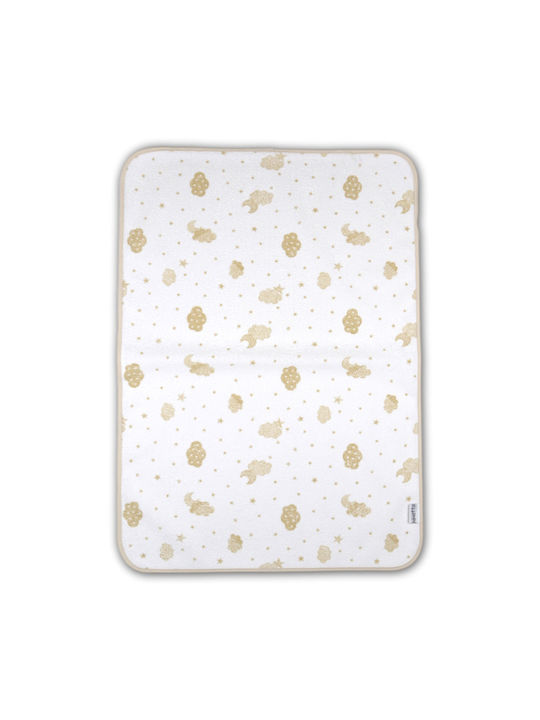 Ninetta Bebe Waterproof Burp Cloth Beige 35x56cm