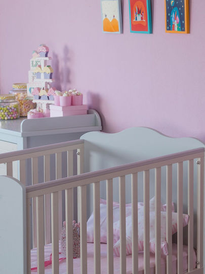 Santa Bebe Rigel Комплекти бебешки мебели с Креват и Комод Бял / Екрю