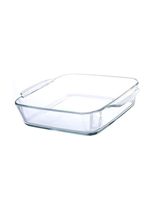 Simax Τετράγωνο Πυρίμαχο Σκεύος Γυάλινο 37x32x7.5cm