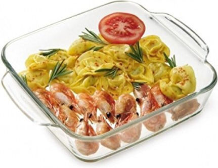 Simax Τετράγωνο Πυρίμαχο Σκεύος Γυάλινο 37x32x7.5cm