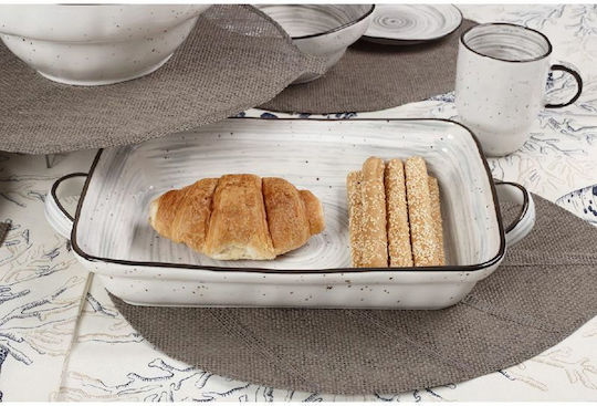 HFA Country Porcelain Rectangular Heat-Resistant Cookware 41.5x23.8x6.8cm