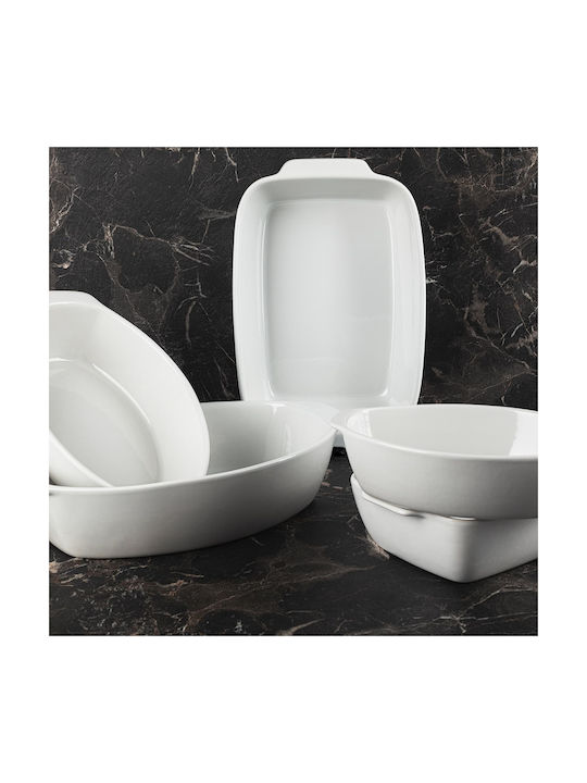 MasterPro Foodies Ορθογώνιο Πυρίμαχο Σκεύος Κεραμικό 40x25x8cm