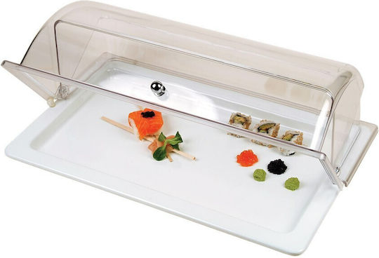 Garibaldi Kunststoff Roll-Top Rechteckig Gewerbliche Serviertellerabdeckungen 53x32.5cm