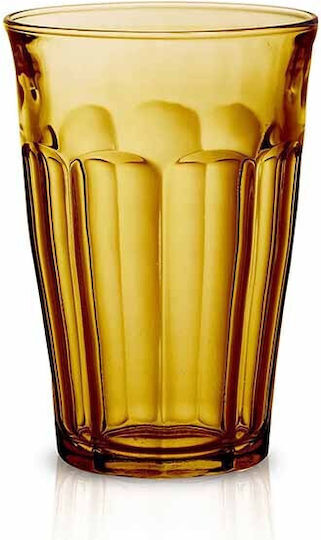 Duralex Picardie Set of Glasses Water made of Glass in Orange Color 6pcs