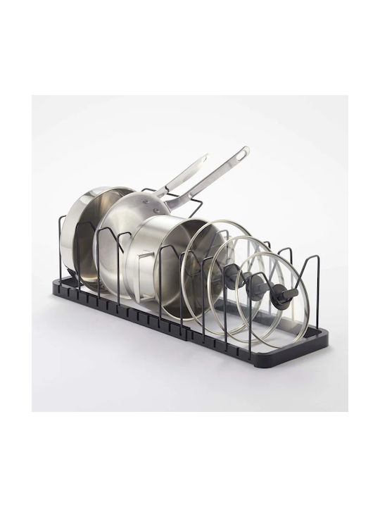 Yamazaki Cabinet Dish Rack Metallic in Black Colour 20x45x17.5cm