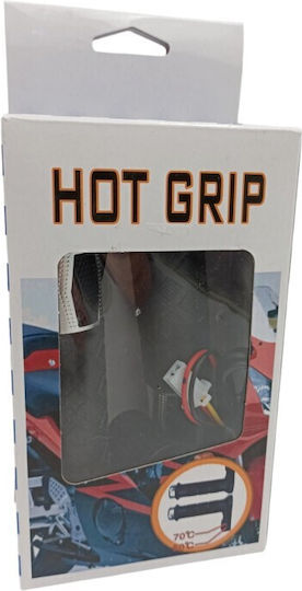 Heated Motorcycle Grips in Black Colour