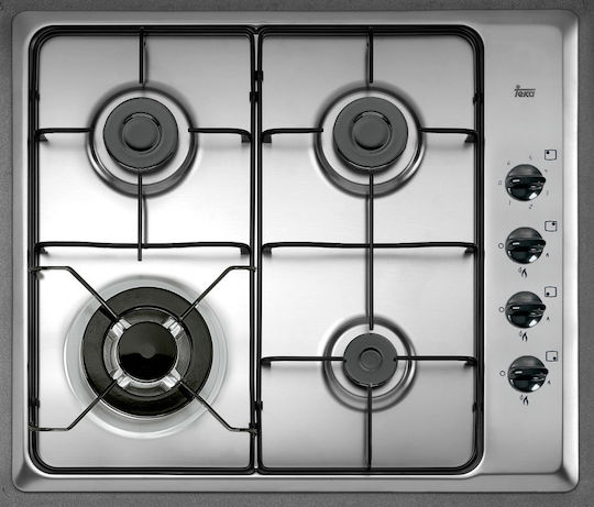 Teka Plită pe Gaz Autonom Inox 58x50εκ. Argintiu