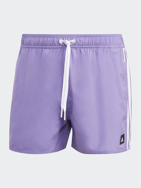 3-Stripes CLX Men's Swimwear Shorts Violet Fusion
