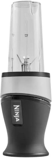 Ninja Slim Μπλέντερ με Πλαστική Κανάτα 470 ml 700W Black & Silver