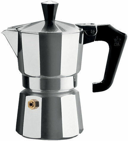 Pezzetti Italexpress Μπρίκι Espresso 3cups Ασημί
