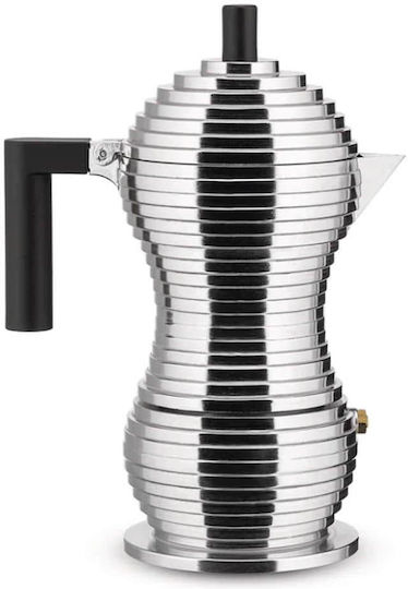 Alessi Pulcina /1 Кафеварка За Еспресо 1 Чаша Сребрист