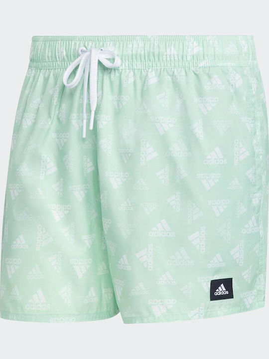 Performance Men's Swimwear Shorts Pulse Mint with Patterns