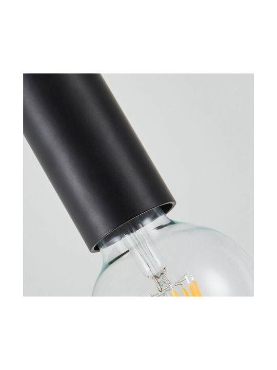 Home Lighting Adjustable Pendant Light Black with Socket GU10