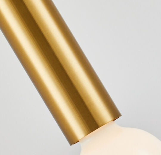 Home Lighting Hängelampe Gold für 5 Lampen E27