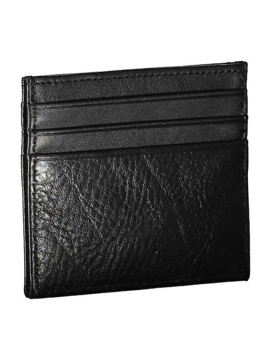 Central Leather Men's Wallet Cards Black