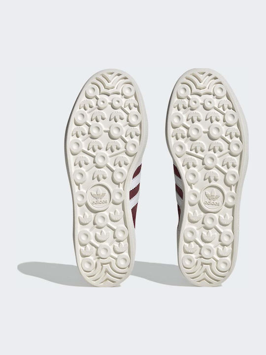 Gazelle Bold Flatforms Sneakers Shadow Red / Cloud White / Core White