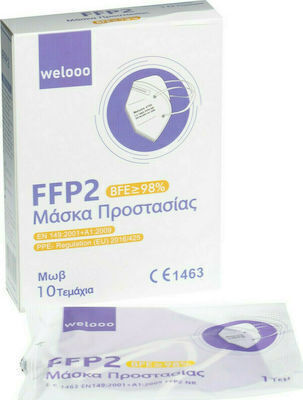 Welooo FFP2 NR Mască de protecție FFP2 Violet 200buc