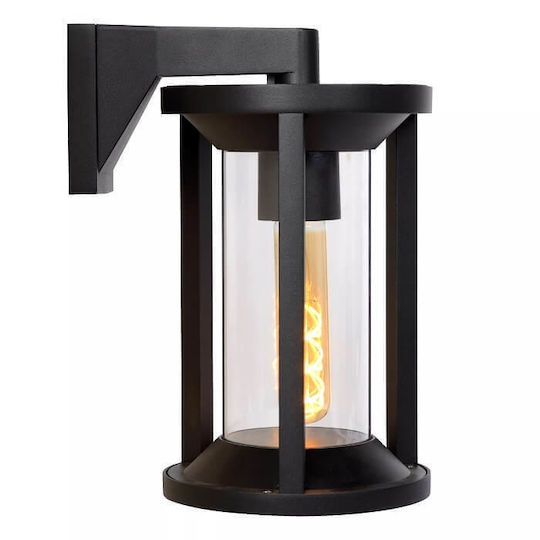 Lucide Lightning Cadix Στεγανό Φαναράκι Μαύρο