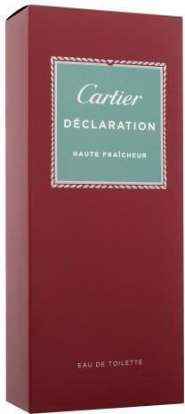 Cartier Declaration Haute Fraicheur Eau de Toilette 100ml