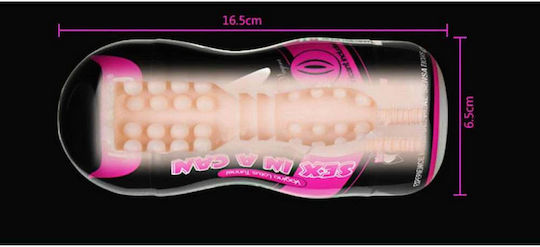 Lovetoy Sex In A Can Vagina Stamina Tunnel Vibrating Masturbator 1buc