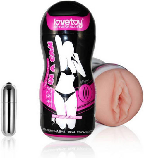 Lovetoy Sex In A Can Vagina Stamina Tunnel Vibrating Masturbator 1buc