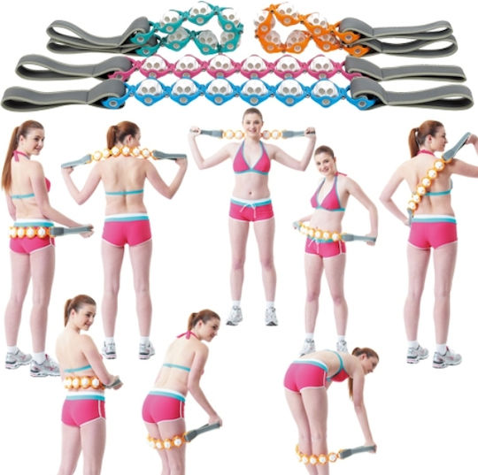 Massage Rope 400.100 cu Sfoara de masaj pentru gât Roz