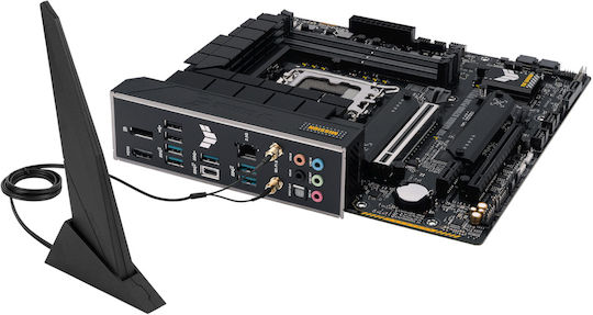 Asus TUF GAMING B760M-PLUS D4 WIFI Дънна Плата ATX с Intel 1700 Сокет 90MB1DG0-M0EAY0
