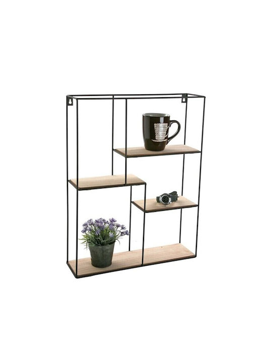 Shelving Unit Floor Black 40x50.5x50.5cm