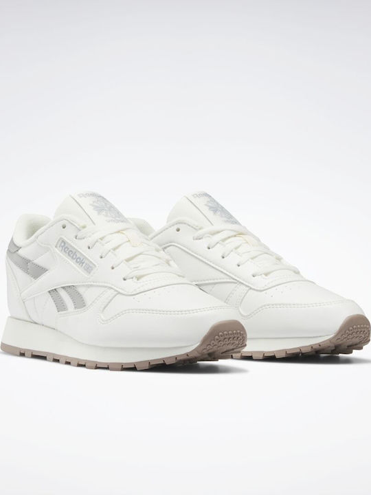 Reebok Classic Leather Γυναικεία Sneakers Chalk / Pure Grey 3 / Taupe