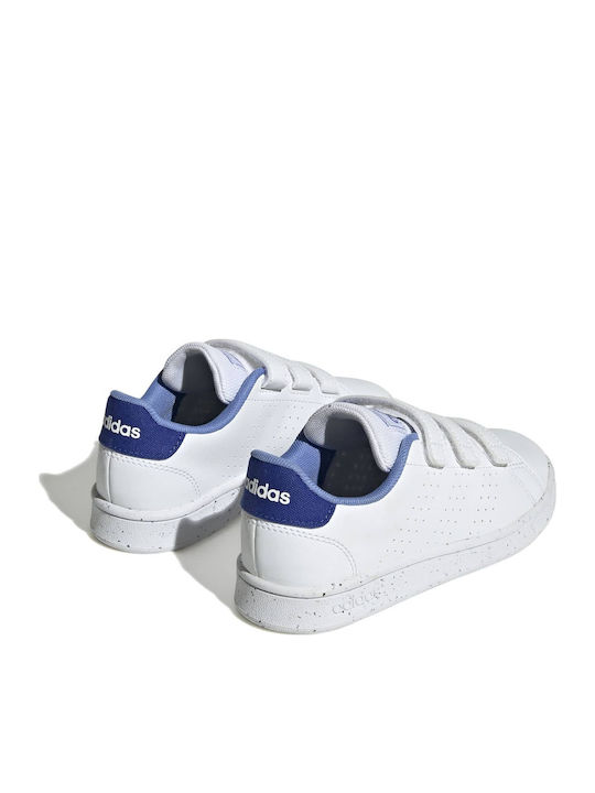 Advantage Cf C Kids Sneakers with Hook & Loop Closure White